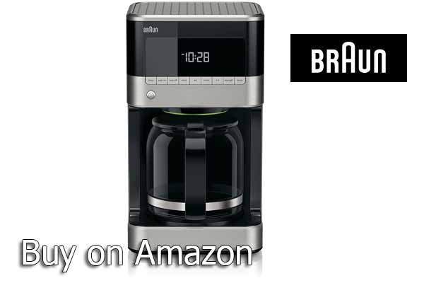Braun Brew Sense Drip Coffee Maker, 12 cup, Black